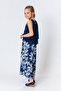 Girl's Layered Round Neck Sleeveless Blouse - 6