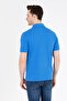 Men's Blue Polo Neck T-Shirt - 7
