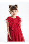 Crew Neck Baby Girl Tulle Dress - 3