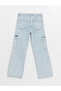 Women's Wide Leg Cargo Jeans - 7