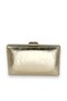 Gold Dore Wrinkled Patent Leather Evening Dress Bag Evening Bag Wedding Engagement Henna Bag