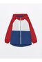 Hooded Color Block Boy's Raincoat - 5