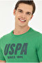 US Polo AssnCrew Neck Green Men's T-shirt TEVER - 2