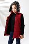 TALS FASHION BURGUNDY COLOR PUT-OUT CHILDREN'S QUILTED VEST - 5