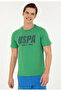 US Polo AssnCrew Neck Green Men's T-shirt TEVER - 3