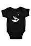 Kite Ski - Kite Board Black Unisex Baby Bodysuit - Zıbın