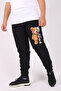 Robotic Teddy Bear Print Detailed 2 Rope Boys' Sweatpants - 6