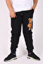 Robotic Teddy Bear Print Detailed 2 Rope Boys' Sweatpants - 5