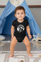 Don'T Panic Black Unisex Baby Bodysuit - Zıbın - 2