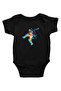 Kriket Black Unisex Baby Bodysuit - Zıbın