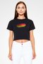 Bolivia - Bolivia Black Unisex Crop Top T-Shirt T-Shirt