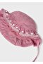 Linen Baby Girl Hat - Embroidered, Model 10661 - 2