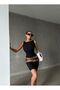 Women's Double Belted Pencil Dress - 2