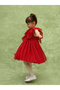 Crew Neck Baby Girl Tulle Dress - 7