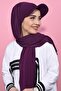 Cap Boneli Ready Shawl Hijab Plum