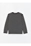 Boy - Crew Neck Striped Long Sleeve T-Shirt - 2