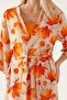 Women's Floral Patterned Dressing Gown Shorts Set - 6