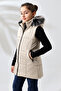 CREAM COLOR PUT-OUT CHILDREN'S QUILTED VEST - 4