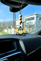 Harry Potter Golden Snitch Deathly Hallows Rearview Mirror Plexi Car Ornament with Deathly Hallows Design - 3