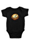 Baseball - Baseball Black Unisex Baby Bodysuit - Zıbın