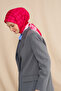وشاح قطني من ماركة Mk Checker باللون الفوشيا - 2