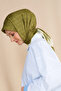Mk Cotton Scarf Khaki - 3