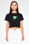 Nigeria - Nigeria Black Unisex Crop Top T-Shirt T-Shirt