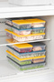 13-Piece Fridge Organizer Freezer-Microwave Compatible Storage Container 1x2400ml-2x1170-2x1200ml-8x600ml - 5