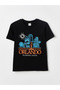 Crew Neck Printed Short Sleeve Boy's T-Shirt Pack of 2 - 5