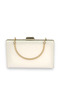 Mother of Pearl Ecru Wrinkled Patent Leather Evening Dress Bag Evening Bag Wedding Engagement Henna Bag - 3