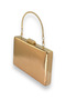 Rose Gold Crinkled Patent Leather Evening Dress Bag Evening Bag Wedding Engagement Henna Bag - 2