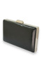 Black Crinkled Patent Leather Evening Dress Bag Evening Bag Wedding Engagement Henna Bag - 2