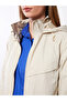 Women's Hooded Plain Coat - 5