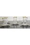 12 PIECES ODIN TEA SET WITH GLASS PLATE AND GOLD DETAIL - 5