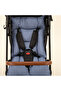 Muslin Baby Stroller Cushion - Indigo Muslin - 4