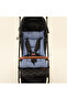 Muslin Baby Stroller Cushion - Indigo Muslin - 3