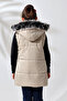 CREAM COLOR PUT-OUT CHILDREN'S QUILTED VEST - 7