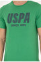 US Polo AssnCrew Neck Green Men's T-shirt TEVER - 4
