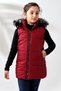 TALS FASHION BURGUNDY COLOR PUT-OUT CHILDREN'S QUILTED VEST - 3
