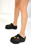 Women's Black Slippers 14734 - 5