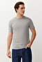Anthracite-Navy-Black Slim/Regular Fit 5-Pack %100 T-Shirt TMNAW20TS0243 - 5