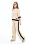 Girl's 100% Cotton Oversize Half Sleeve Top and Bottom Tracksuit Set - 3