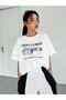 Λευκό μπλουζάκι Oversize Challenge Printed - 6