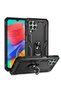 Samsung Galaxy M33 Case Double Layer Polycarbonate Protection and Magnetic Holder Stand Ring (Compatible)