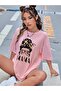 ماما ليوبارد مطبوعة تي شيرت كبير الحجم عارضة Boyfirend - 2