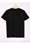 Charging Done Printed Women's Oversize Black Salas T-shirt Boyfriend - 2