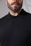 Regular Fit Men's Black Polo Neck T-shirt - Men's T-shirt - Polo Neck T-shirt Men - 6