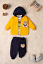 Toy Teddy Bear Patterned Baby Set of 3 - 5