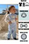 Blue Cotton Salopette White Shirt And Bow Tie I Children's And Baby Clothing Boys And Girls Holiday Gift