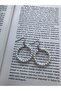 hoop earring Women's pearl hoop earring - 3